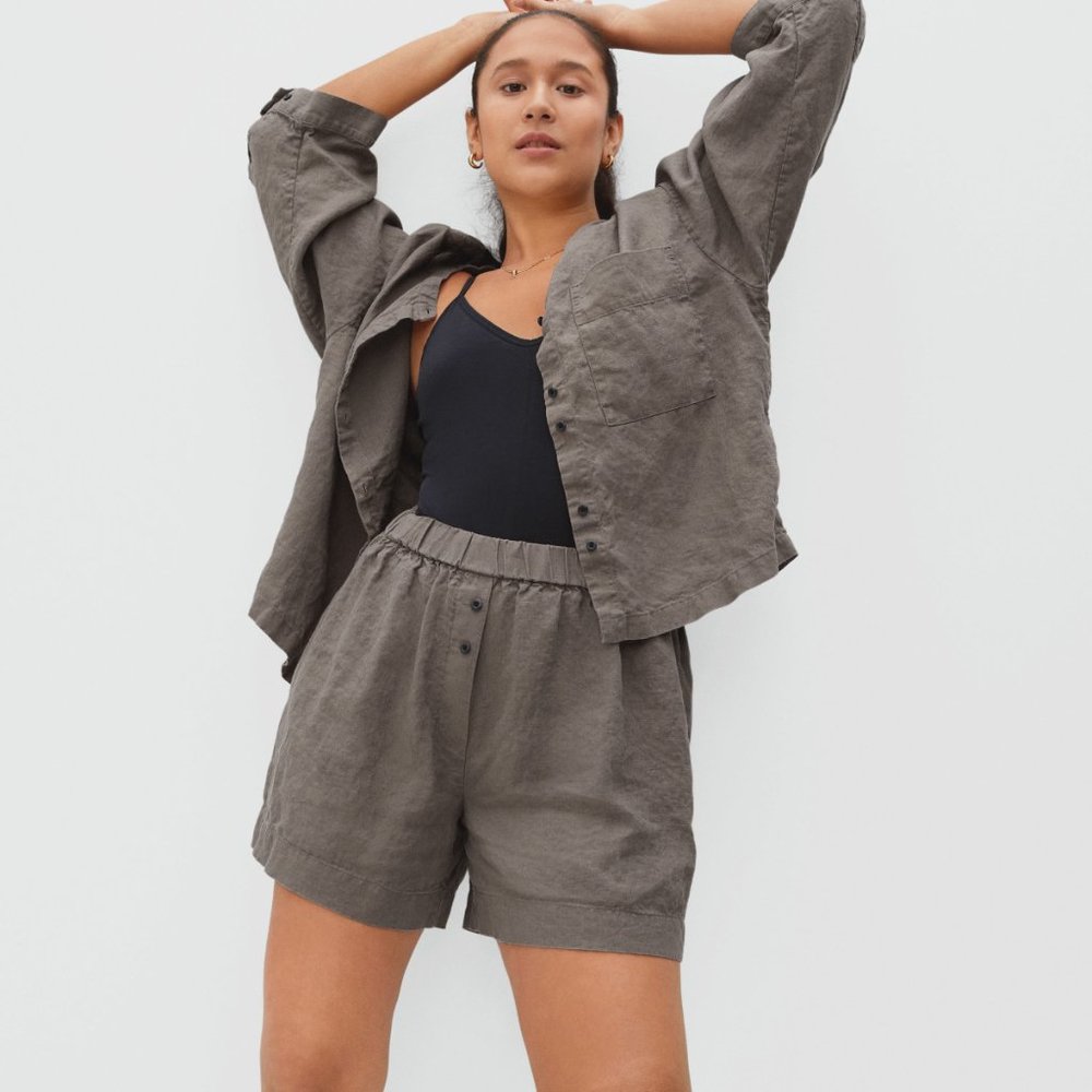 Everlane Linen Boxer Short NWOT